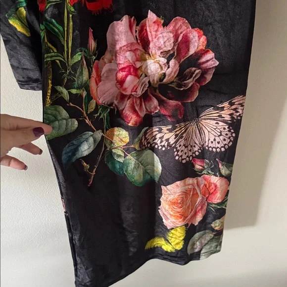 ALICE + OLIVIA DELORA VELVET MIDI DRESS, Size 2, $395 - Picture 9 of 10